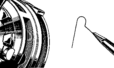 Feder mit Pinzette einsetzen