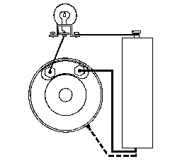Dynohubtest mit Batterie
